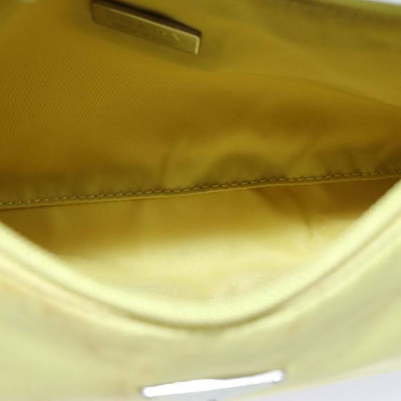 PRADA Accessory Pouch Nylon Yellow Pink Auth 79906 - Picture 11 of 16